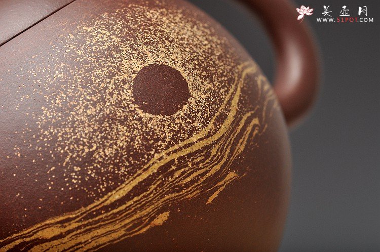 紫砂壶图片：国工闵祥君新作 传统经典 通透绞泥作品 旭日东升之龙蛋 - 美壶网