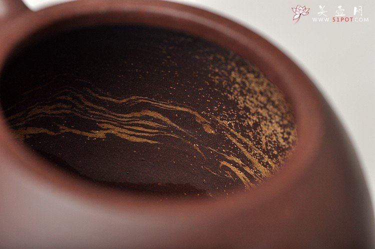 紫砂壶图片：国工闵祥君新作 传统经典 通透绞泥作品 旭日东升之龙蛋 - 美壶网