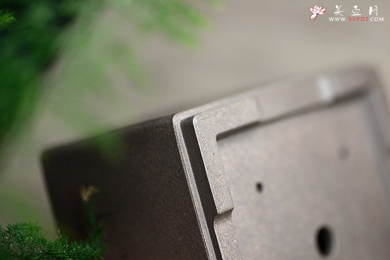 紫砂壶图片：清韵悠长 精工典范 小花盆 文房雅玩 国助和石装饰 - 美壶网