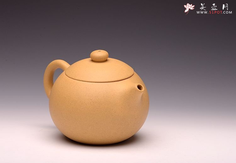 紫砂壶图片：助工之本绿西施 器形周正  - 美壶网