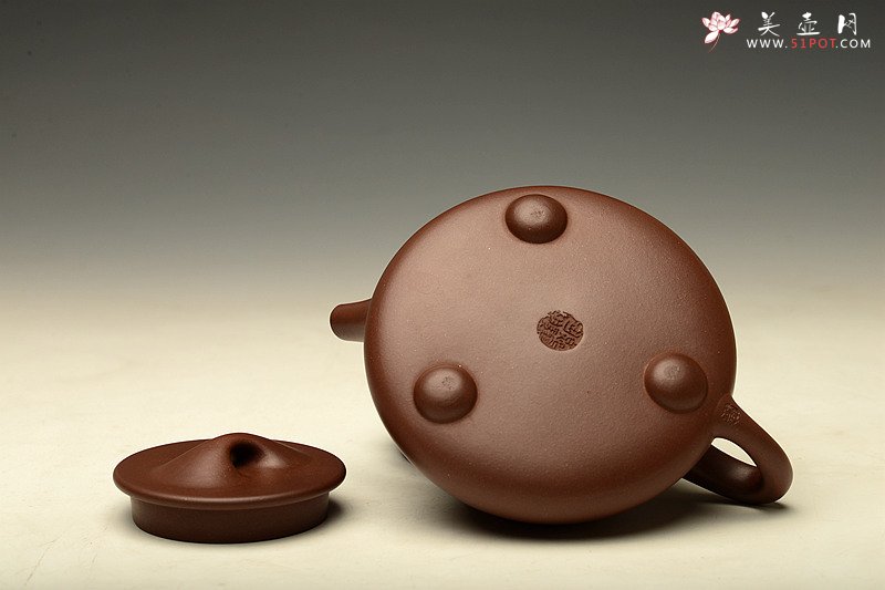 紫砂壶图片：鲍骧经典作品   全手石瓢 舒展大气耐品 - 美壶网