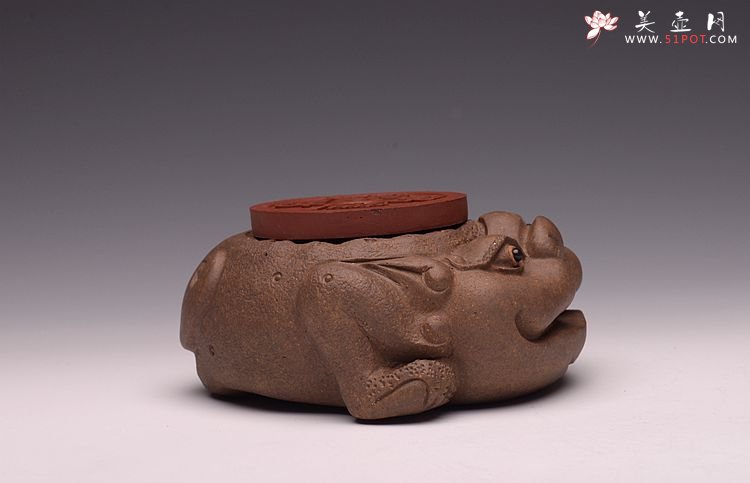 紫砂壶图片：金蟾托 - 美壶网