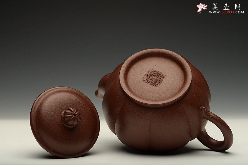 紫砂壶图片：筋囊佳器 端庄大方 清时风度~ 全手春蕾 - 美壶网
