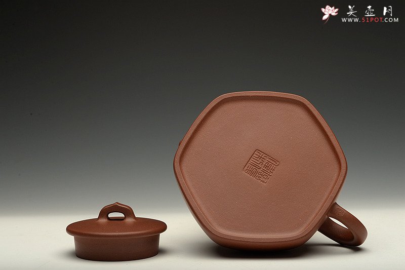 紫砂壶图片：做工精致 寓方于圆  全手六方井栏 - 美壶网