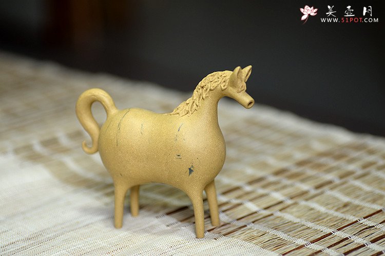 紫砂壶图片：马到吉象~ 施奇华特色文房茶宠 全手工 颇有玩味~ - 美壶网