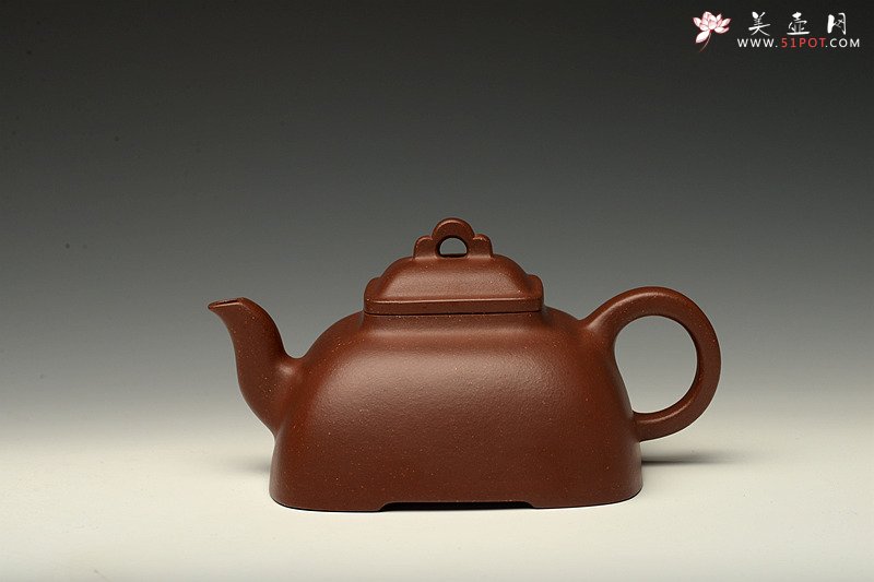 紫砂壶图片：全手工拍打成型 难度极高 孤棱 精工代表作 - 美壶网