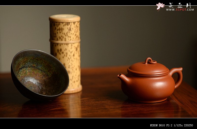 紫砂壶图片：功夫茶之朱泥小壶 灵秀之作  筑云 - 美壶网