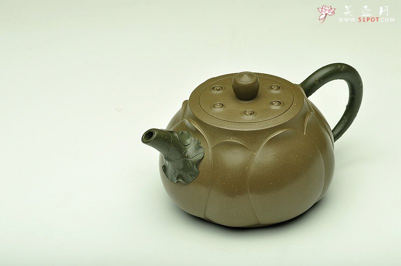 紫砂壶图片：原创作品孙伟强张新亚合作 灵秀之作 大气清美 宝莲 - 美壶网