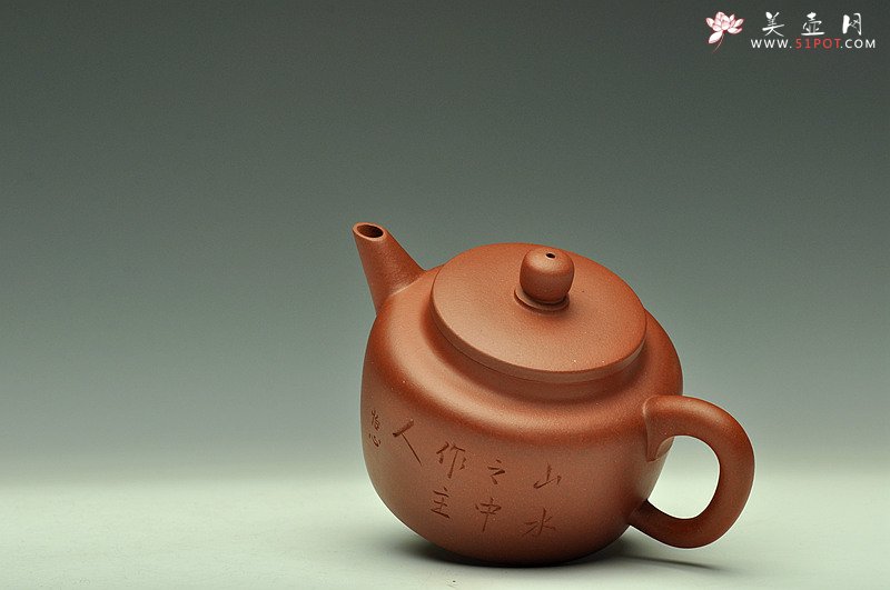 紫砂壶图片：美壶特惠 山水之中作主人 摹古剑流德中对壶 茶人最爱~价格为单款 - 美壶网
