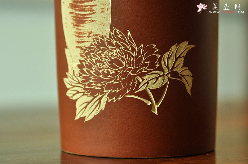 紫砂壶图片：雅室 陆轶舟精心装饰 吉祥帽筒一对 文气耐品~ - 美壶网