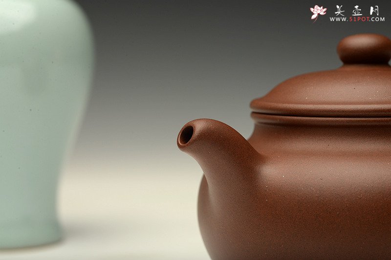 紫砂壶图片：邵春良最新作品 光素柔和 质朴大方 全手莲子 - 美壶网