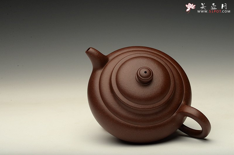 紫砂壶图片：线条优美 饱满精致 全手想泉 传统经典 - 美壶网