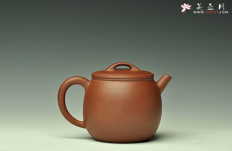 紫砂壶图片：和石装饰  全手米仓 实用精品 - 美壶网