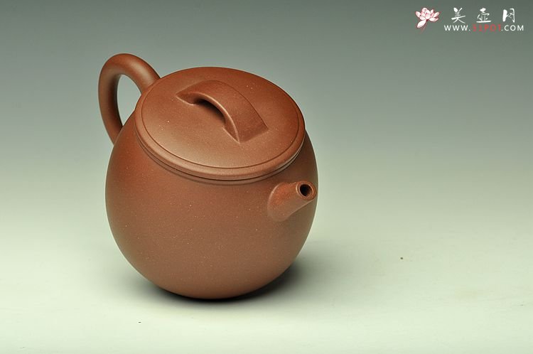 紫砂壶图片：和石装饰  全手米仓 实用精品 - 美壶网