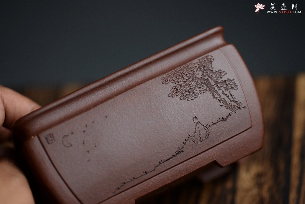 紫砂壶图片：张秋平全手制花盆 陆逸舟精心装饰 开光花盆 文房雅玩~ - 美壶网