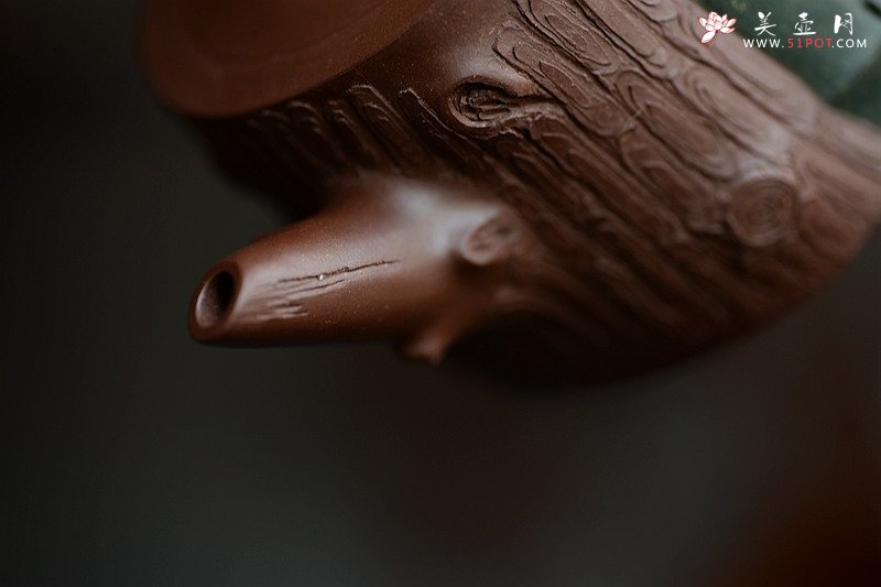 紫砂壶图片：钢流实用花货 精湛功底 全手岁寒三色三友 单志萍甲午年力作 - 美壶网