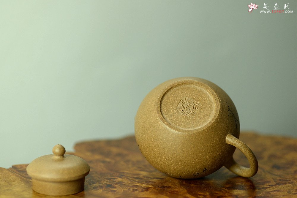 紫砂壶图片：陈进作品  圆润饱满 实用有趣 全手圆珠 - 美壶网