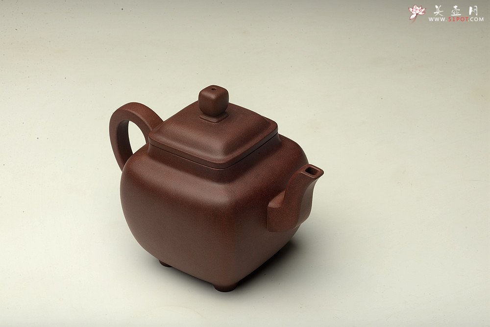 紫砂壶图片：国工许学军新作 全手镶片  鸣远四方  浑厚高俊 风骨丰雅 - 美壶网