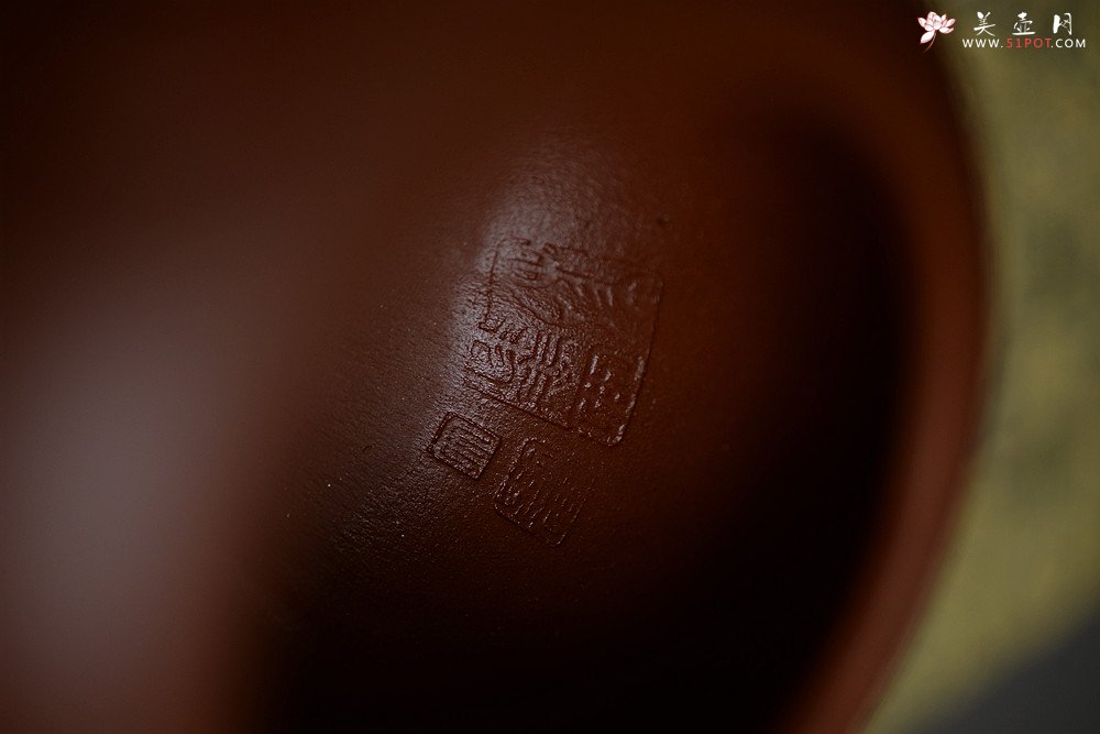 紫砂壶图片：曲峰原创作品 全手柿意 事事如意 精品花货 - 美壶网