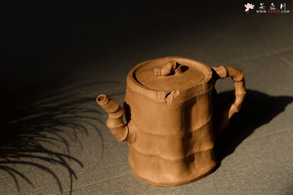 紫砂壶图片：林秀明原创 道法自然 释以人文 全手清逸系列~ - 美壶网