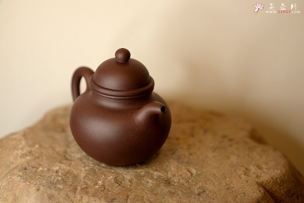 紫砂壶图片：经典再现 全手寿珍掇球 传统实用 - 美壶网