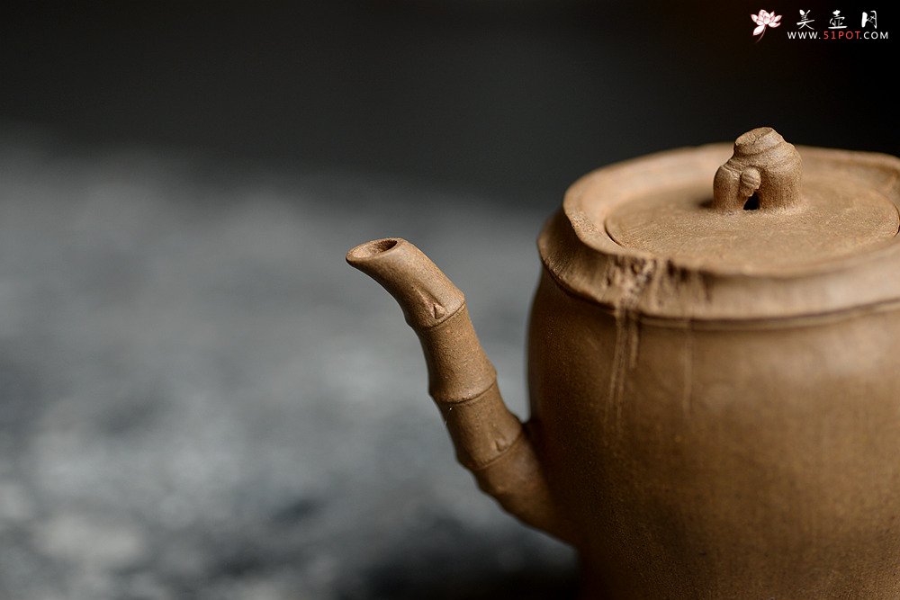 紫砂壶图片：林秀明原创作品 全手清逸 灵秀之作 古朴自然 - 美壶网