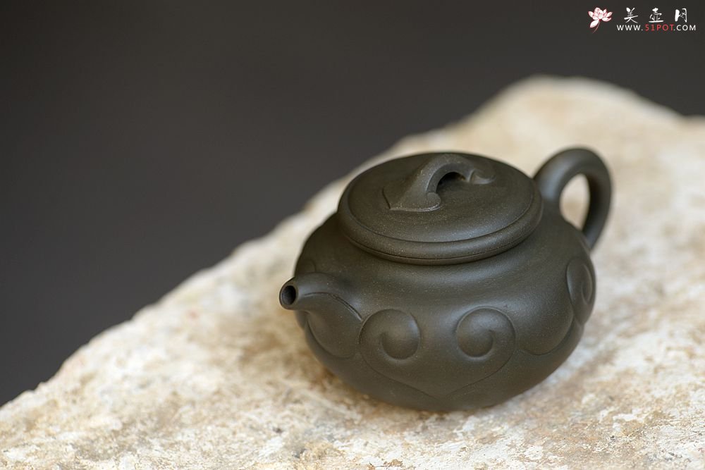 紫砂壶图片：青段仿古如意 典雅之作 雍容华贵~ 精工 - 美壶网