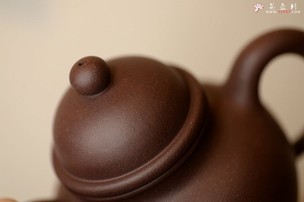 紫砂壶图片：经典再现 全手寿珍掇球 传统实用 - 美壶网