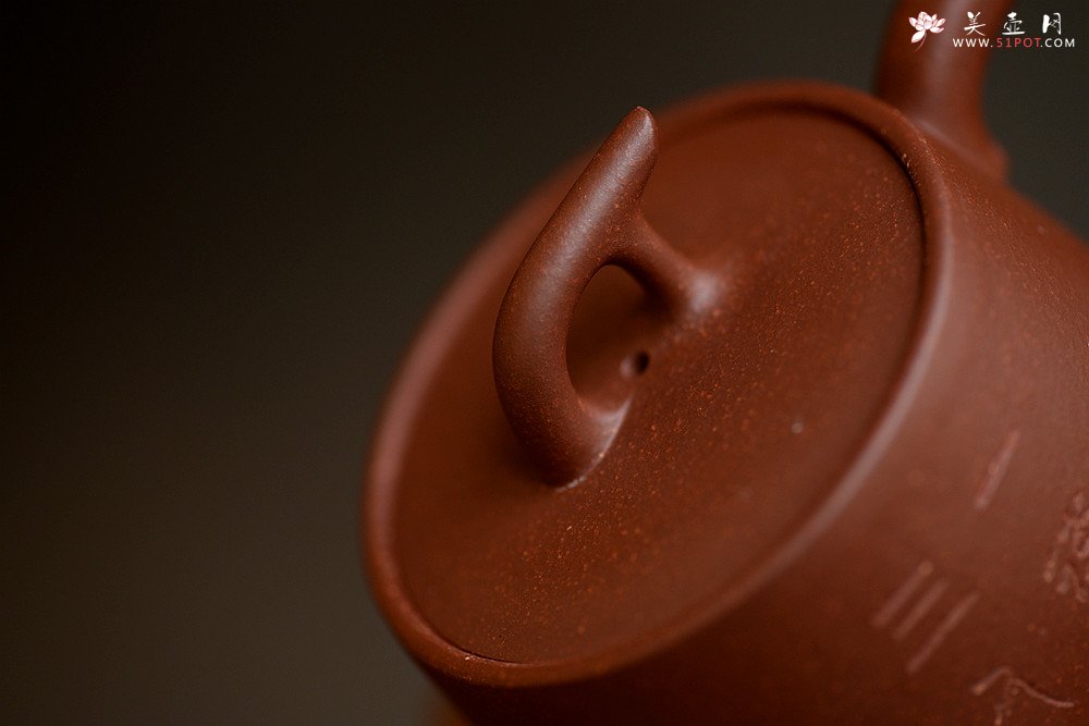 紫砂壶图片：小明成名作o(∩_∩)o  方圆之美 全手汉韵套组 中书协王俊平精心装饰 - 美壶网