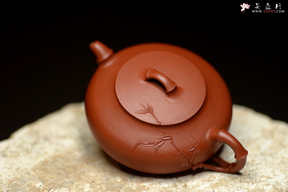 紫砂壶图片：潘丹初新作  美人如竹  全手芳竹  成品不易仅此一件不接受定做 - 美壶网