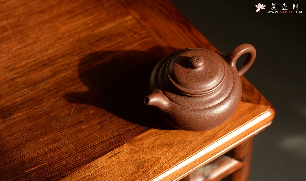 紫砂壶图片：线条优美  经典实用 全手线掇  - 美壶网