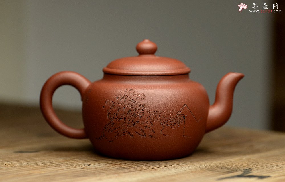 紫砂壶图片：幽趣之小宫灯 文气装饰实用品 - 美壶网