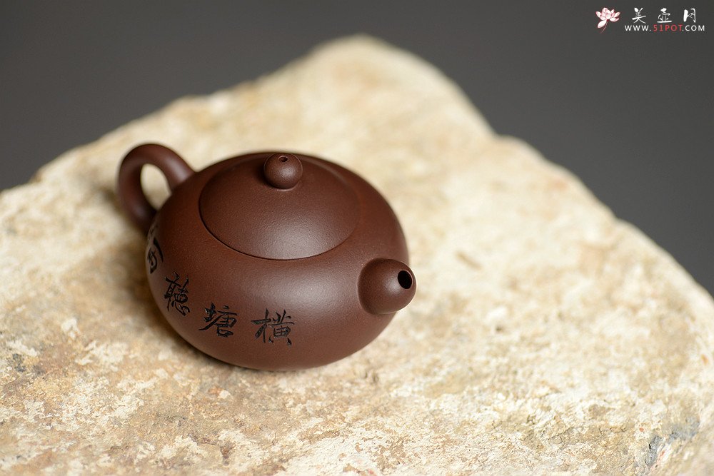 紫砂壶图片：谭华斌近作 道洪风格之玉露 刀法精炼 可人小壶 美壶特惠 - 美壶网