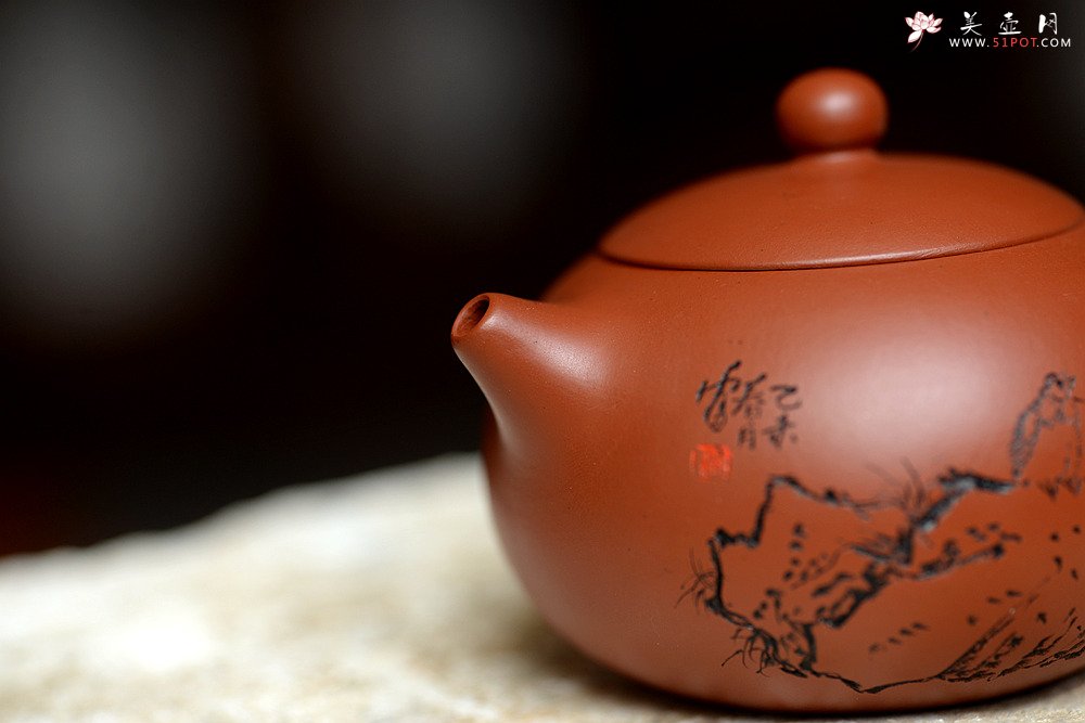 紫砂壶图片：小巧可人 实用有趣 原矿赵庄朱泥之西施 - 美壶网