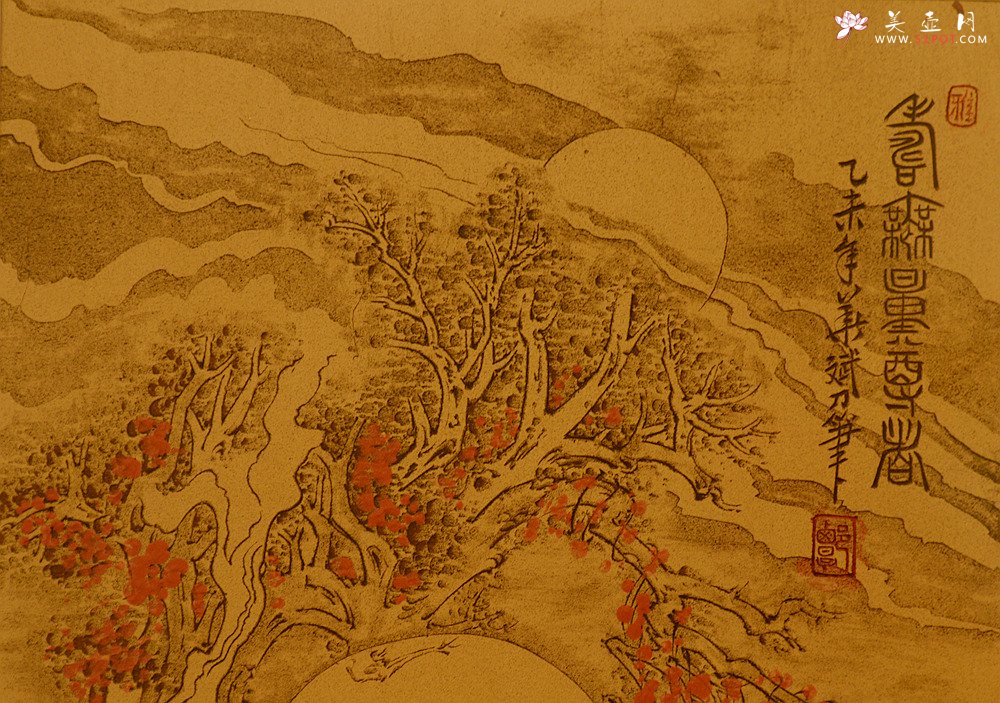 紫砂壶图片：谭华斌精心装饰 罗汉壁画 送礼自珍佳作 - 美壶网