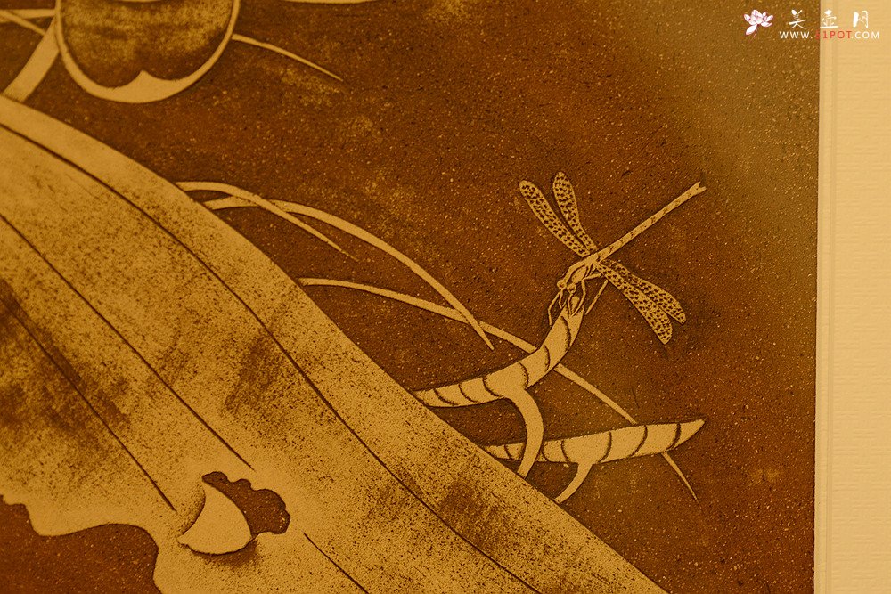 紫砂壶图片：谭华斌精心装饰 壁画 韵味十足 - 美壶网