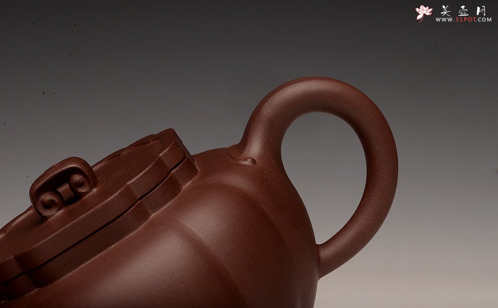 紫砂壶图片：酒虎最新力作 做工精致 器形周正 全手工太极如意 - 美壶网