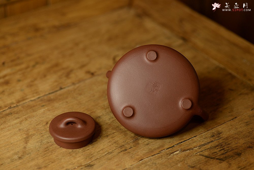 紫砂壶图片：吴杰摹古之全手子冶石瓢 墨生装饰 器形端正~ 骨肉均挺 - 美壶网