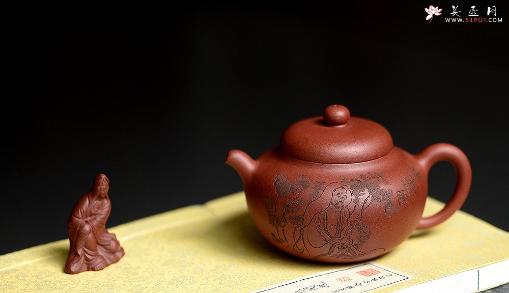 紫砂壶图片：美壶特惠 谭华斌作品 柿圆壶 圆润饱满  - 美壶网