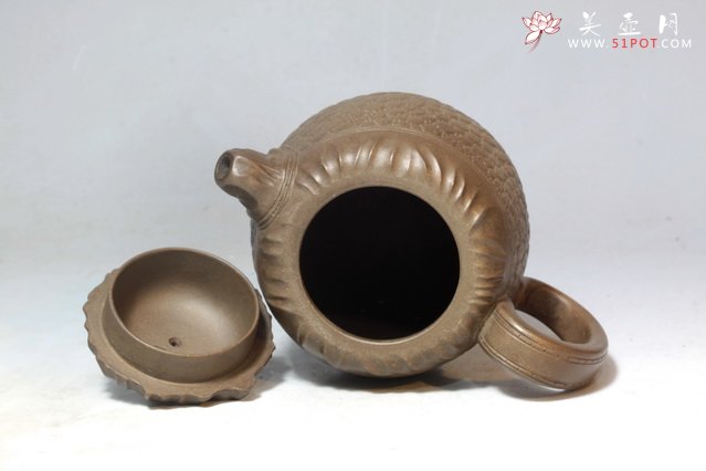 紫砂壶图片：皮桶壶 - 美壶网