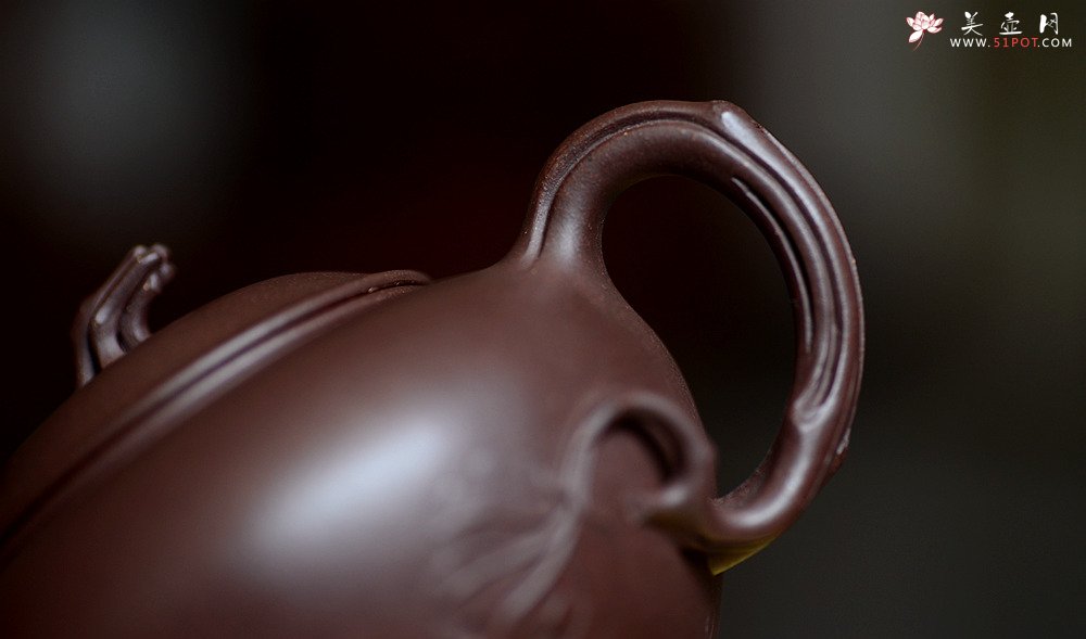 紫砂壶图片：高雪琴全手新作 做工精致 构思精妙别有风味 春韵壶 - 美壶网