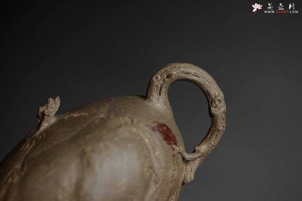 紫砂壶图片：林月长乙未年全手作品 返璞归真 清瘦山野清趣  香山秋林 - 美壶网