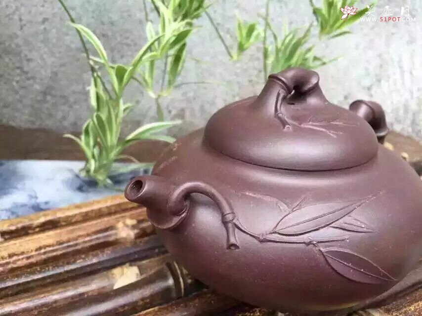 紫砂壶图片：圆竹 - 美壶网