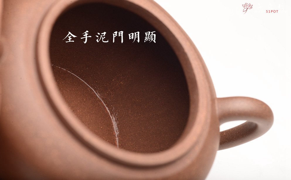 紫砂壶图片：詹黎明文气作品 优质青段 全手巨轮珠 夏日畅饮必备 - 美壶网