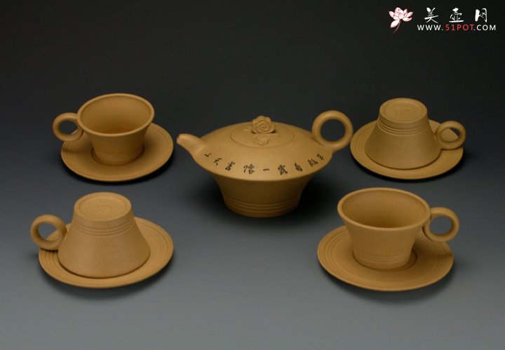 紫砂壶图片：容天组壶 - 美壶网