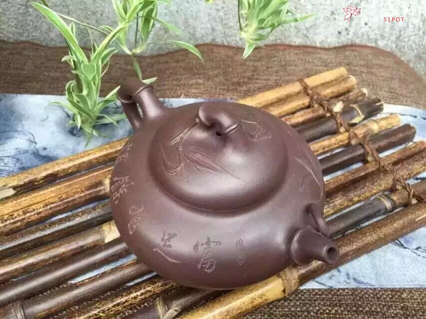 紫砂壶图片：圆竹 - 美壶网