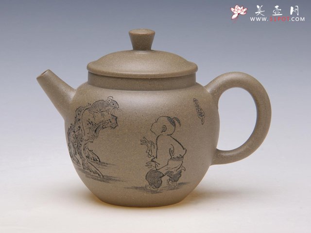 紫砂壶图片：真趣 - 美壶网