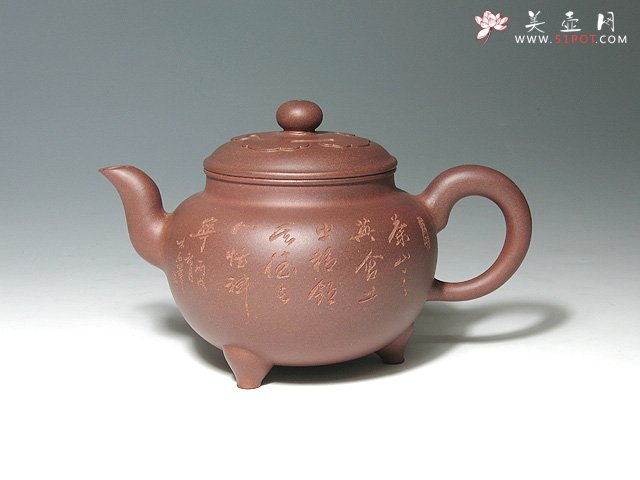 紫砂壶图片：大彬如意 - 美壶网