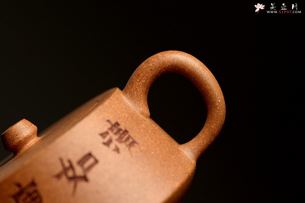 紫砂壶图片：朱牧清新品 古朴文气 线条流畅 精致作品 柱础 - 美壶网