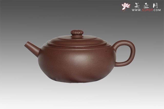 紫砂壶图片：菊钮巨轮 - 美壶网